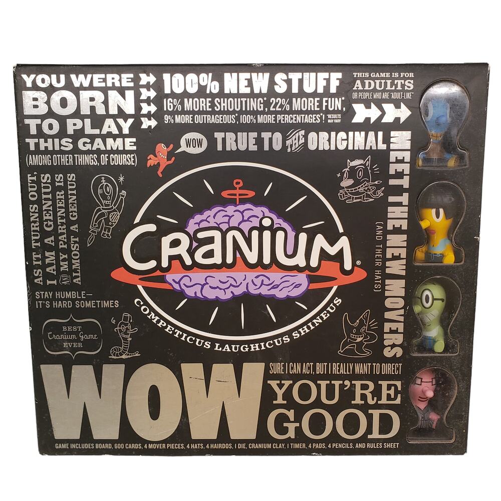 Cranium Board Game Wow You're Good Cranium Used Adult Board Games